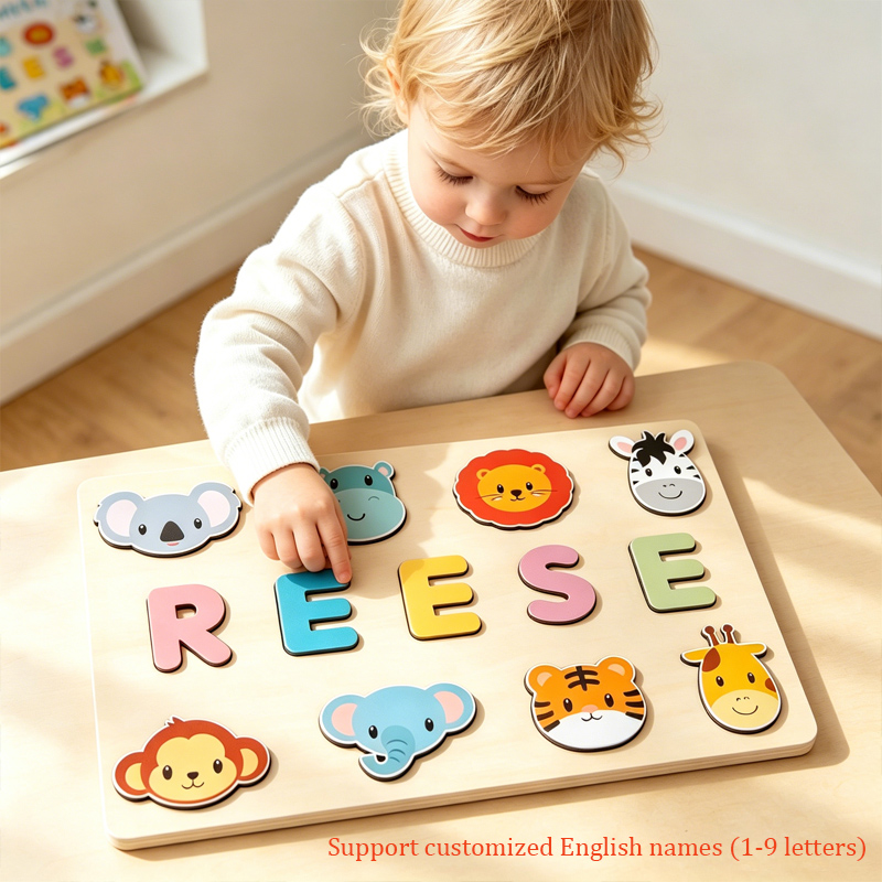 Montessori Personalised Wooden - огляд і ціна Kids Education Name