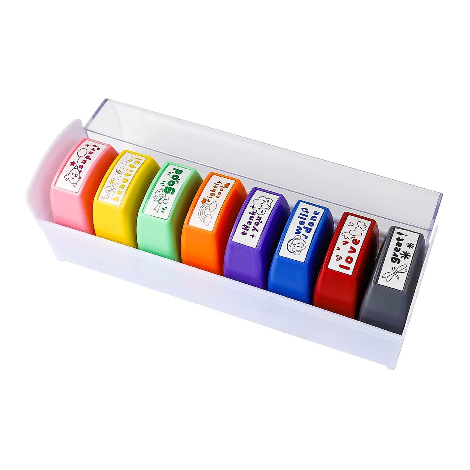 8x Teacher Stamps Set Encourag - огляд і ціна Kids Education Motivation