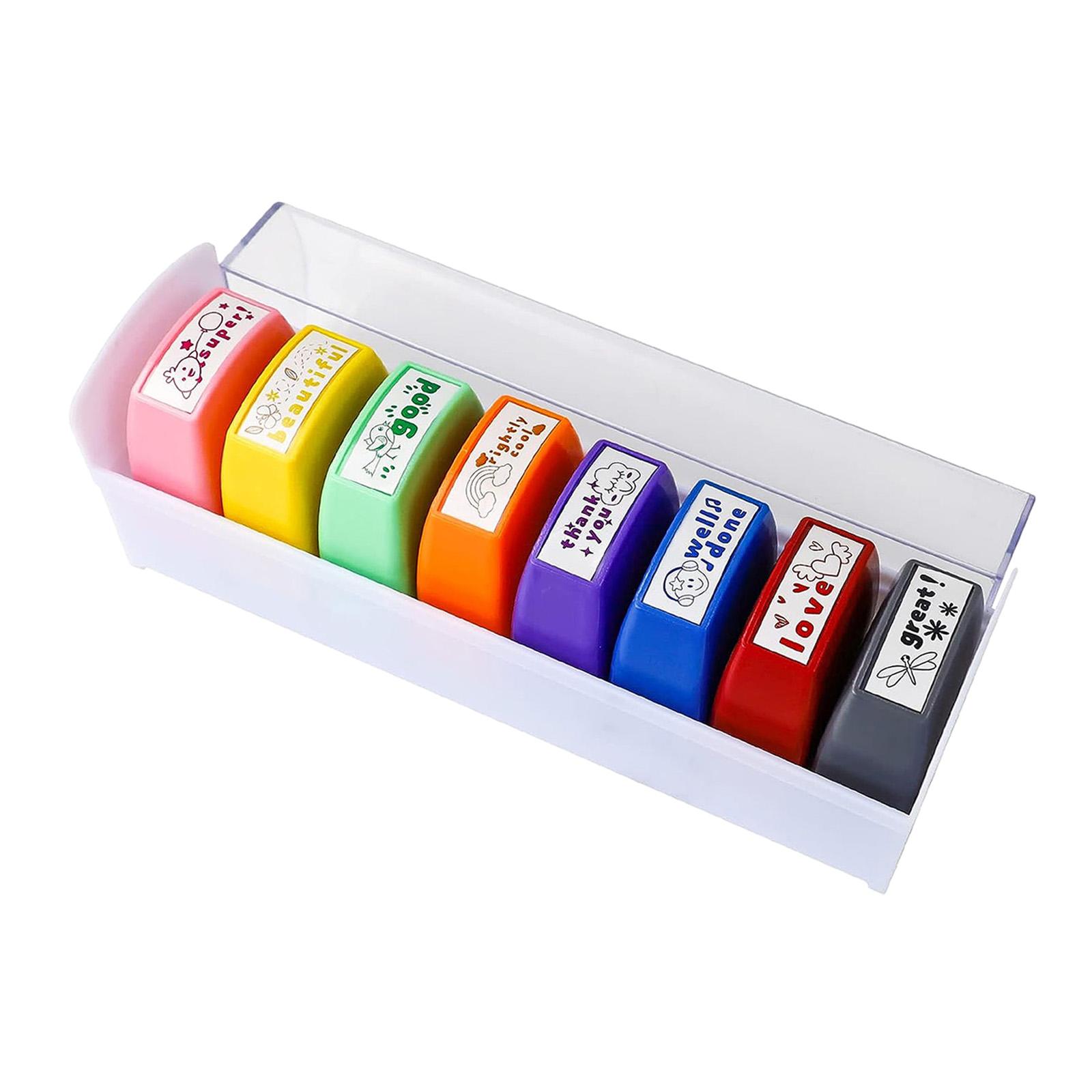 8x Teacher Stamps Set Encourag - огляд і ціна Kids Education Motivation