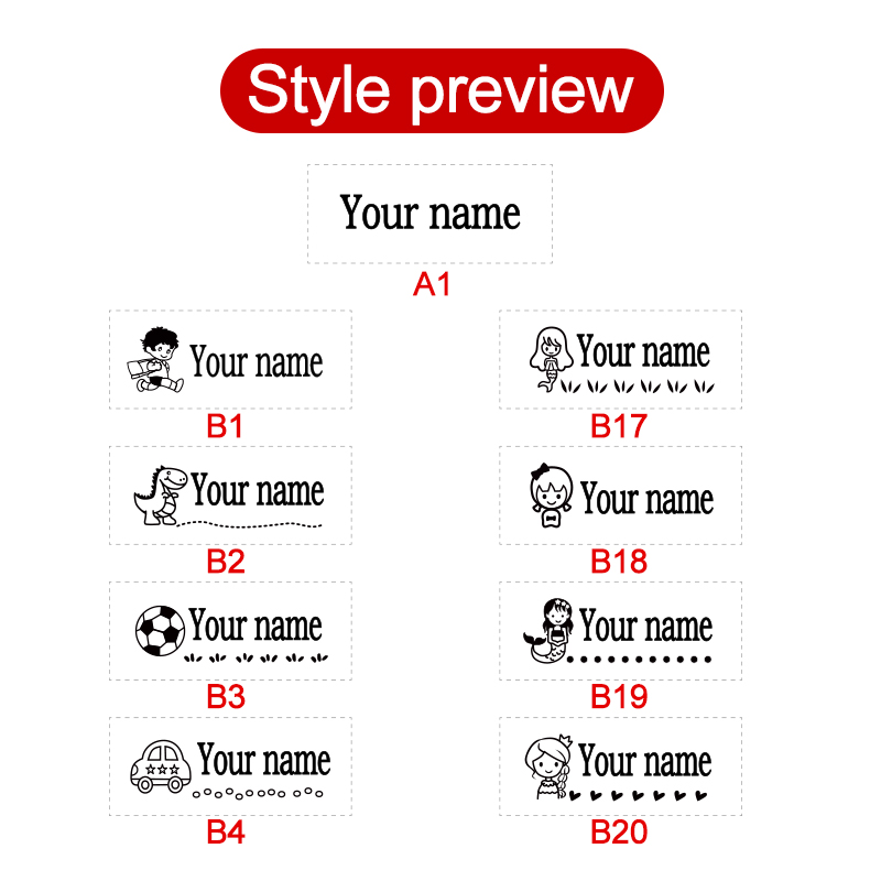 Personalized Kids Name Stamp-C - огляд і ціна Kids Education Name