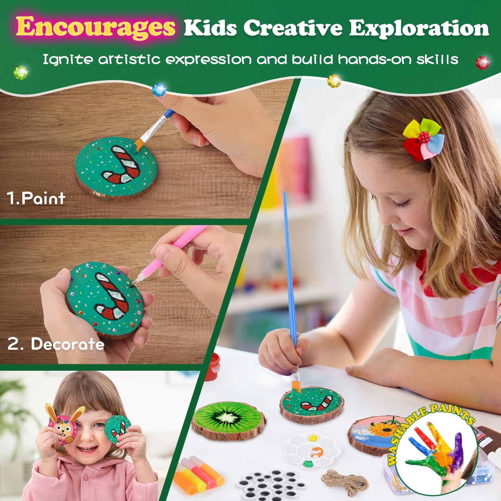 Kids Glow in Dark Wood Paintin - огляд і ціна Kids Education Activities