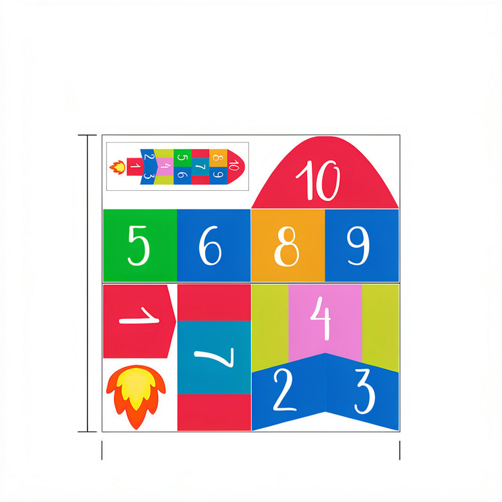 Educational Rocket Hopscotch W - огляд і ціна Kids Education Activities