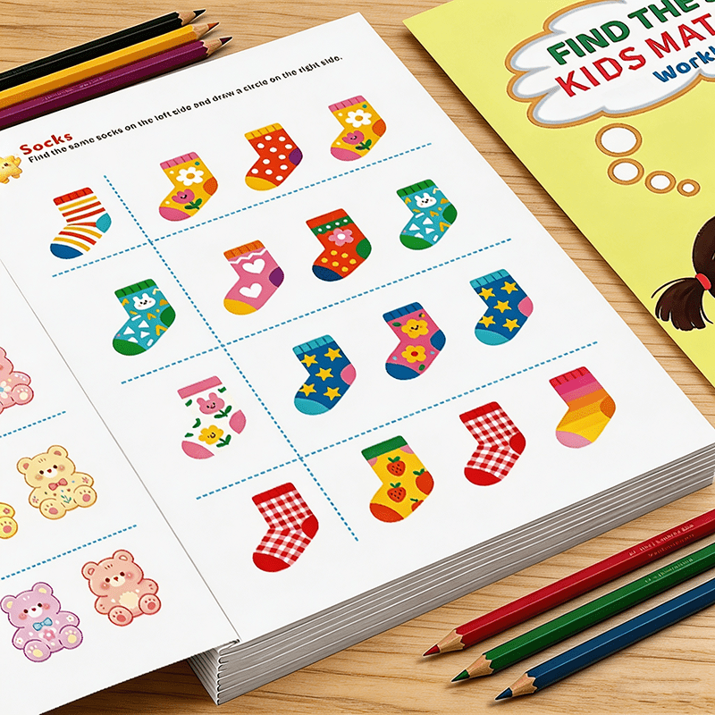Find The Same Matching Workboo - огляд і ціна Kids Education Activities