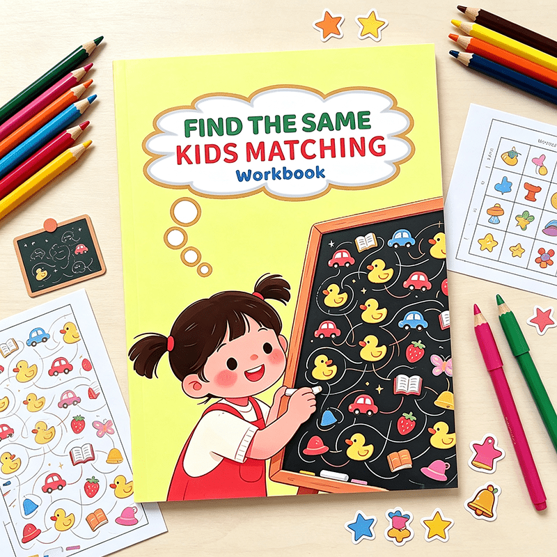 Find The Same Matching Workboo - огляд і ціна Kids Education Activities